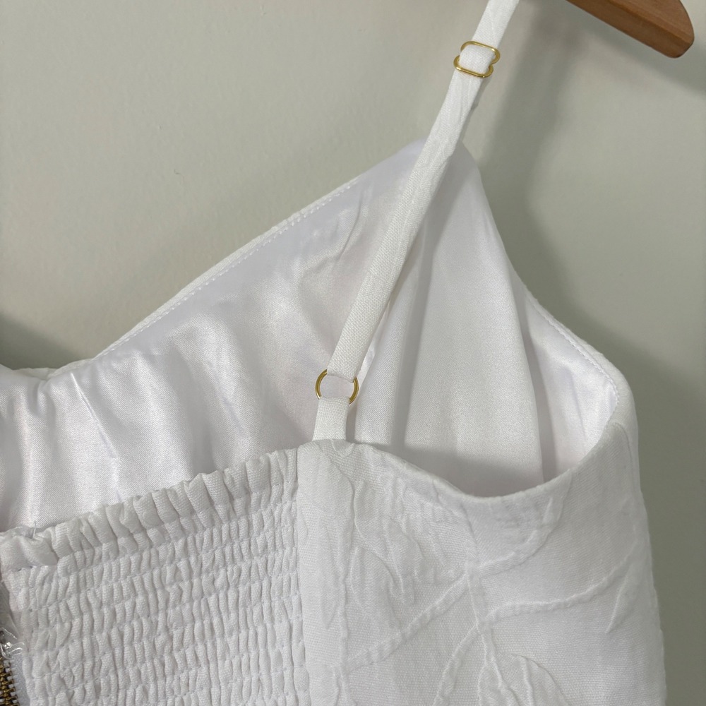 NWT Lilly Pulitzer Willalynn White Bow Dress Sz 4 LWD Bridal Cocktail Rehearsal - Picture 8 of 13